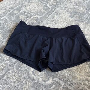 Lululemon Speed Up Shorts-Size 8-Navy
